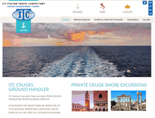 Tablet Screenshot of cruises.itcitaly.com